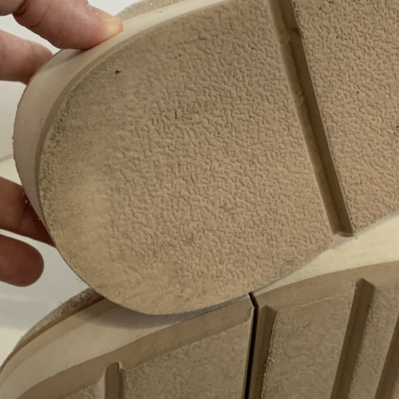 Dolce Vita Womens Glitter Gold Leather Casual Platform Sneakers Toyah Size 9 - Picture 10 of 13